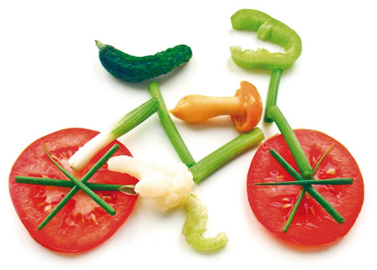 bicicleta d'aliments